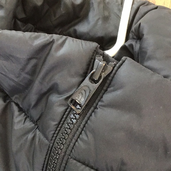 Black Primaloft The North Face Long Full Zip Jacket Small - Picture 6 of 7